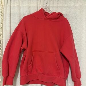 Amazon Red/Orange Hoodie Sweatshirt